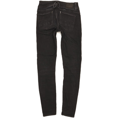 G-Star Lynn Women Black Skinny Slim Stretch Jeans W27 L31