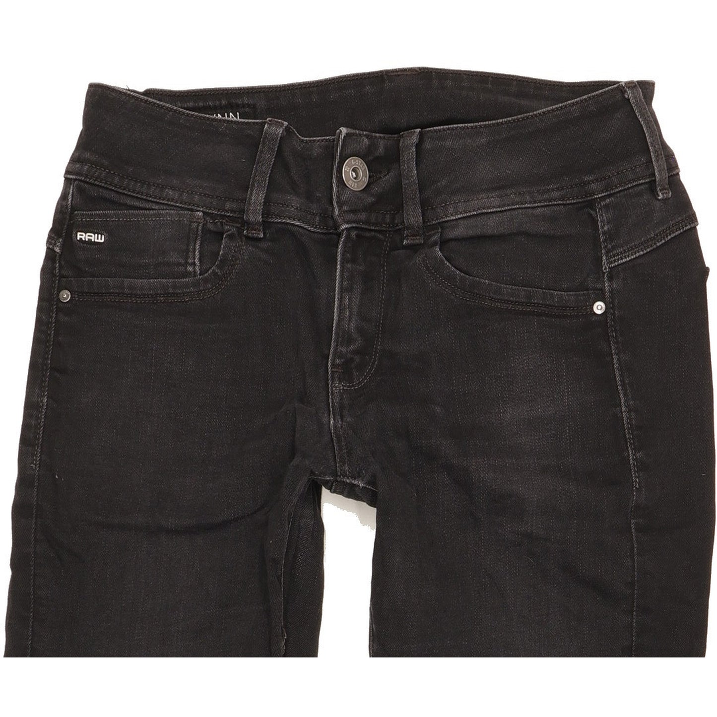 G-Star Lynn Women Black Skinny Slim Stretch Jeans W27 L31