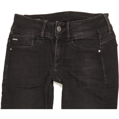 G-Star Lynn Women Black Skinny Slim Stretch Jeans W27 L31