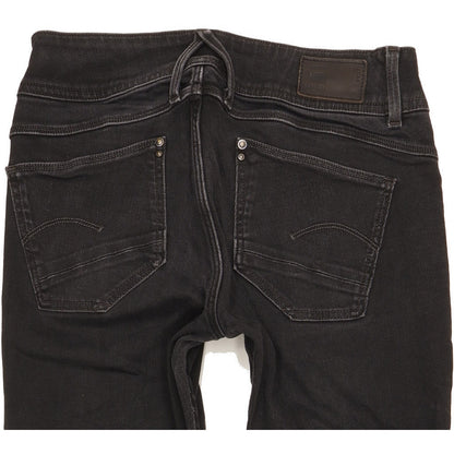 G-Star Lynn Women Black Skinny Slim Stretch Jeans W27 L31
