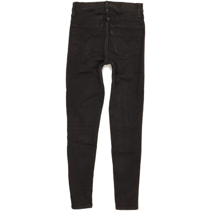 Levi's 720 Women Black Skinny Slim Stretch Jeans W26 L27