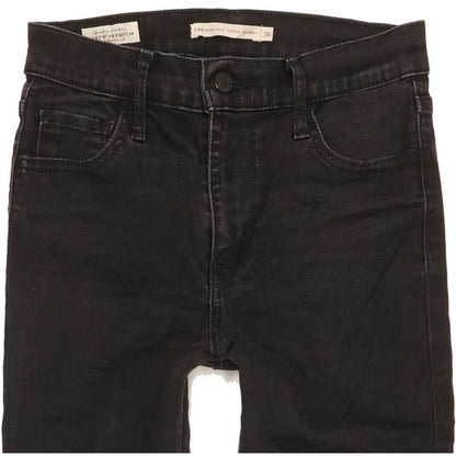 Levi's 720 Women Black Skinny Slim Stretch Jeans W26 L27