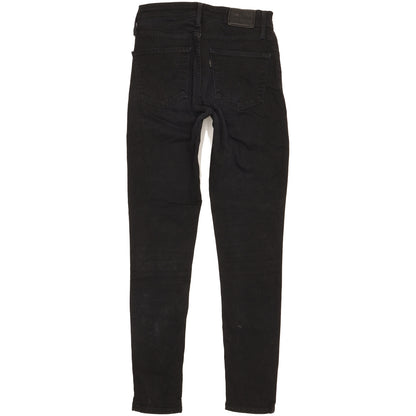 Levi's 721 Women Black Skinny Slim Stretch Jeans W26 L29