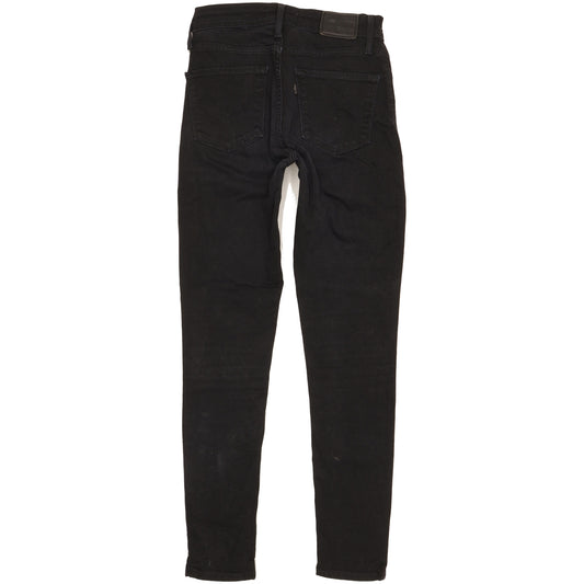 Levi's 721 Women Black Skinny Slim Stretch Jeans W26 L29
