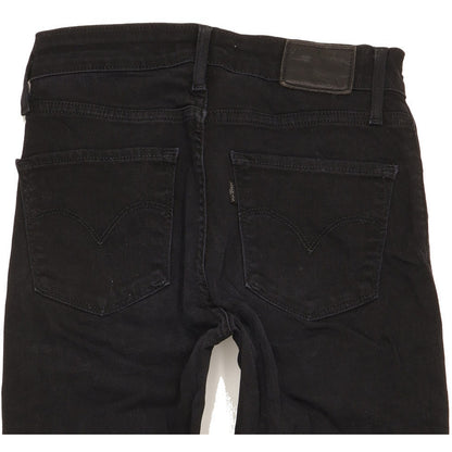 Levi's 721 Women Black Skinny Slim Stretch Jeans W26 L29