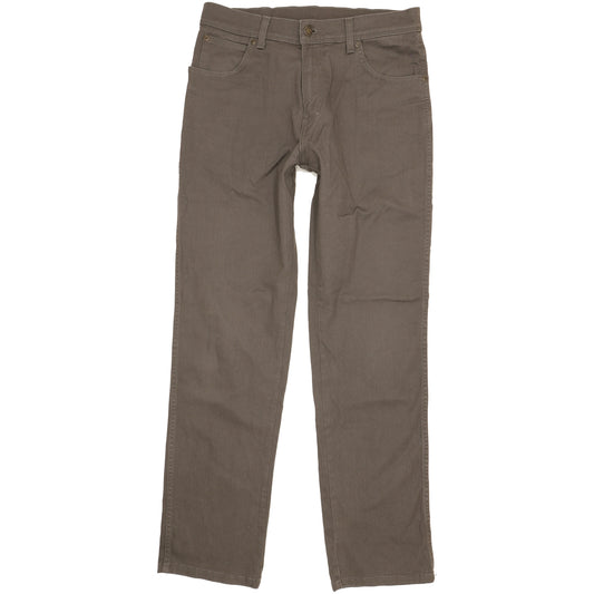Wrangler Men Grey Straight Regular Stretch Jeans W32 L32