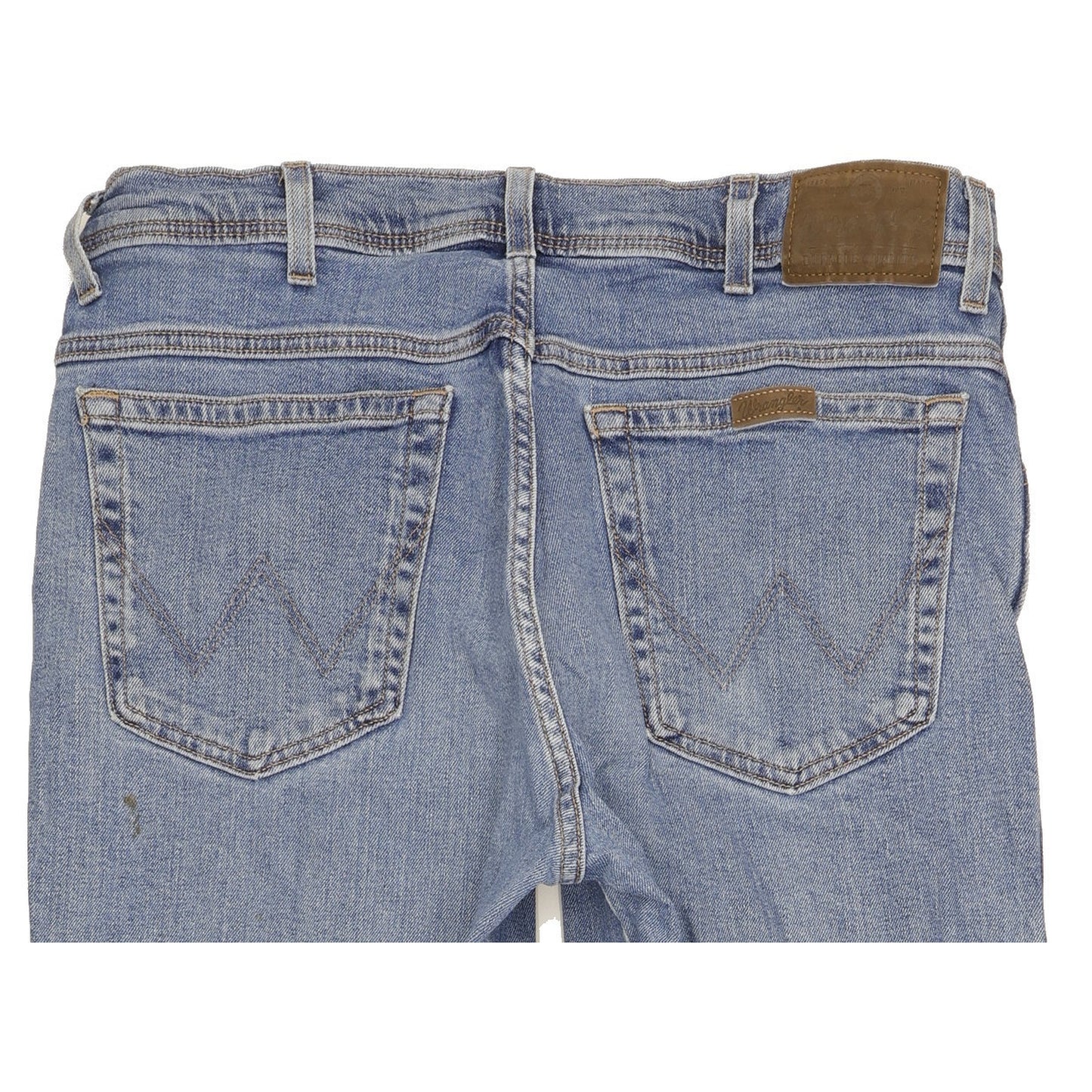 Wrangler Durable Quality Men Blue Straight Regular Stretch Jeans W36 L32