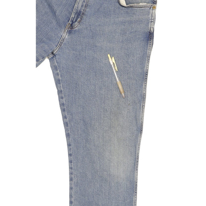Wrangler Durable Quality Men Blue Straight Regular Stretch Jeans W36 L32