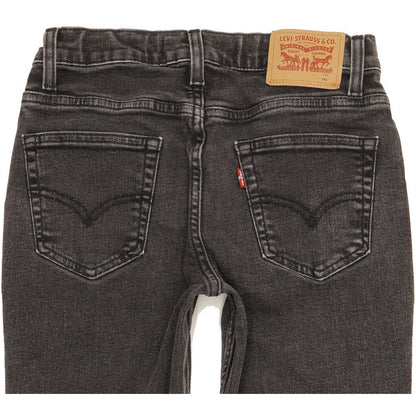 Levi's 502 Kids Black Tapered Regular Jeans W26 L29
