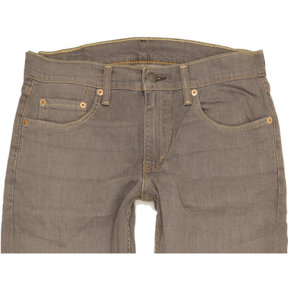 Levi's 559 Men Grey Straight Relaxed Stretch Jeans W30 L34