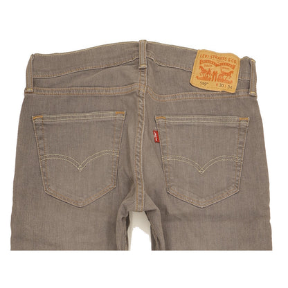 Levi's 559 Men Grey Straight Relaxed Stretch Jeans W30 L34