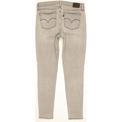 Levi's 710 Super Women Grey Skinny Slim Stretch Jeans W31 L29