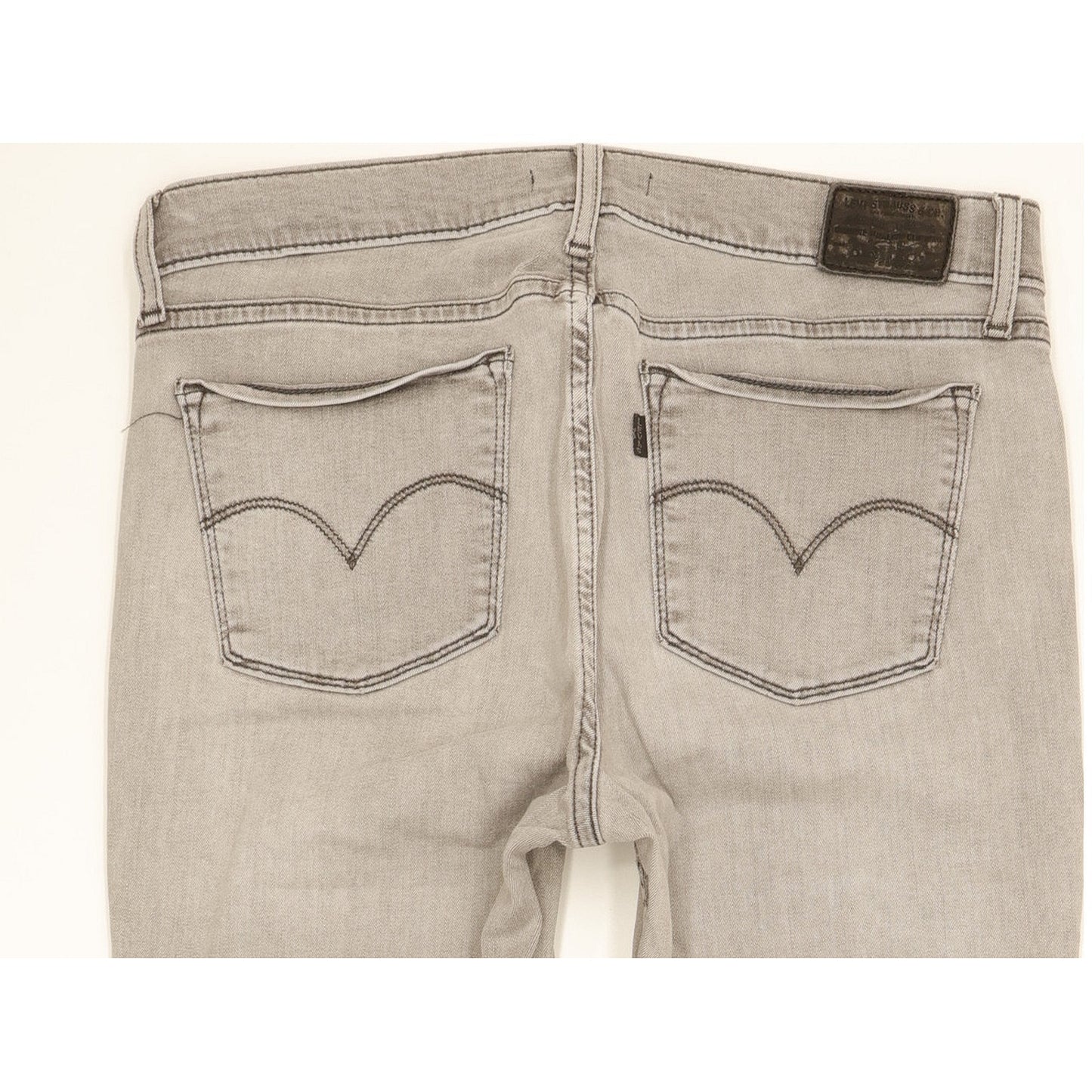 Levi's 710 Super Women Grey Skinny Slim Stretch Jeans W31 L29