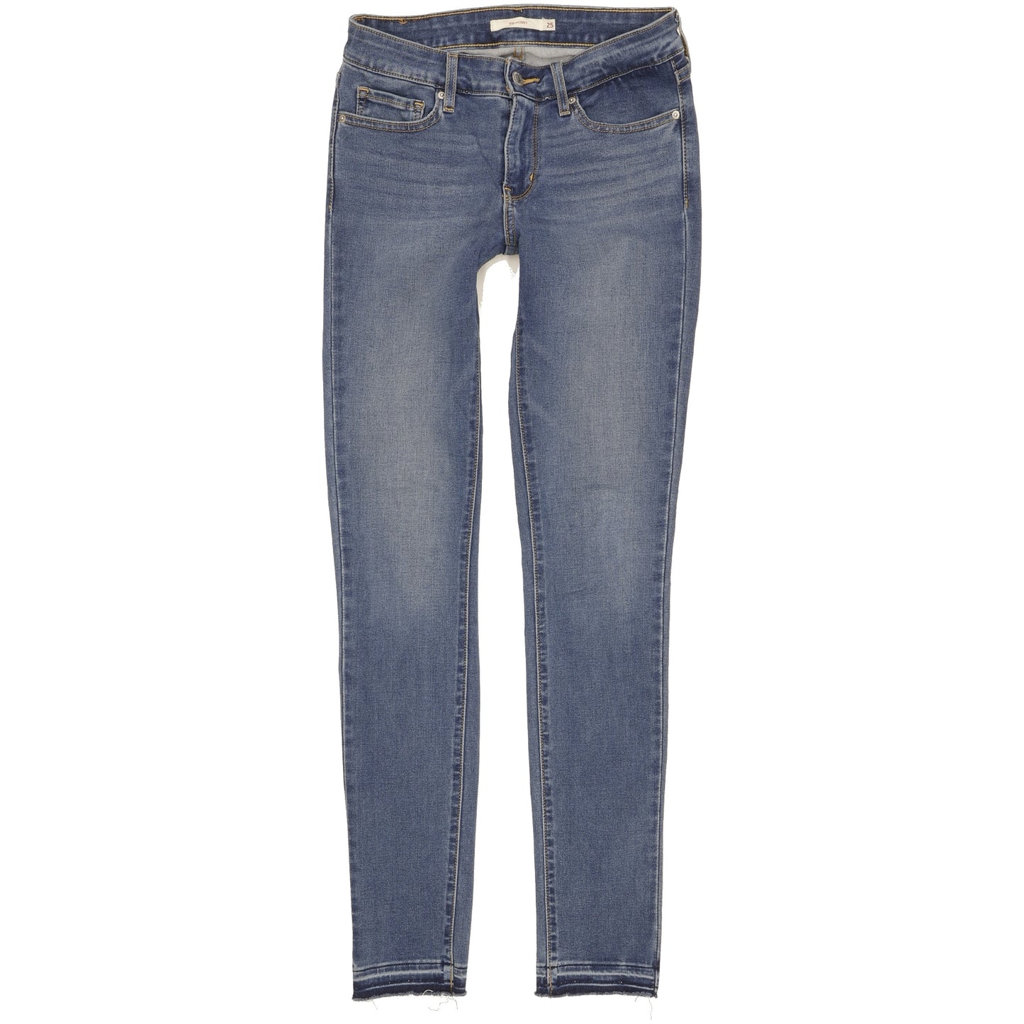 Levi's 711 Women Blue Skinny Slim Jeans W25 L32