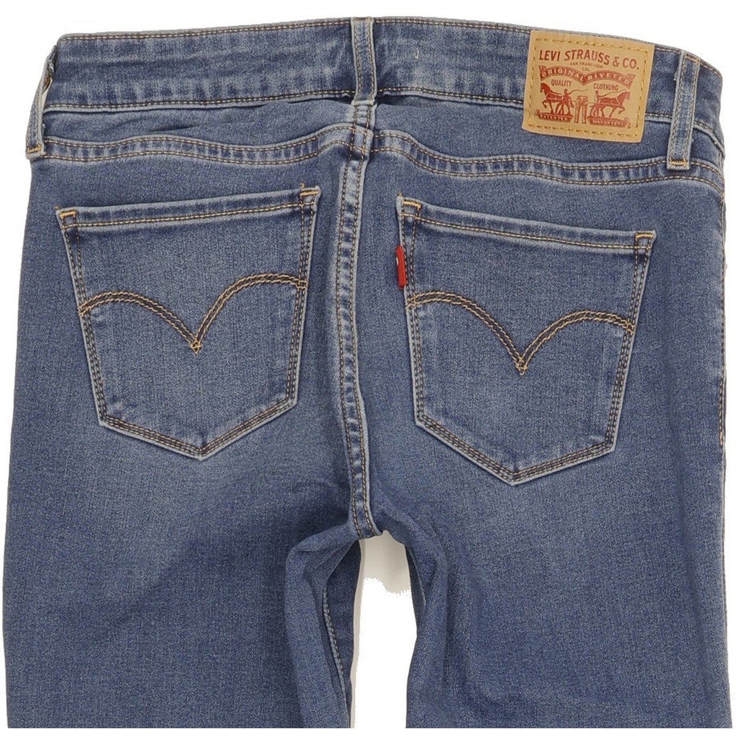 Levi's 711 Women Blue Skinny Slim Jeans W25 L32