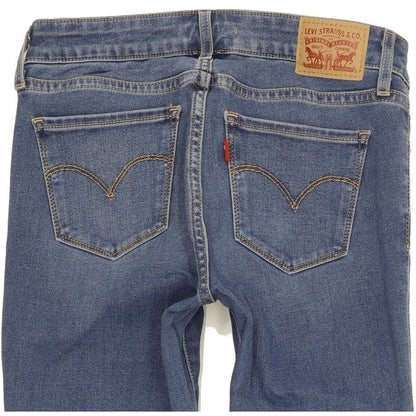 Levi's 711 Women Blue Skinny Slim Jeans W25 L32