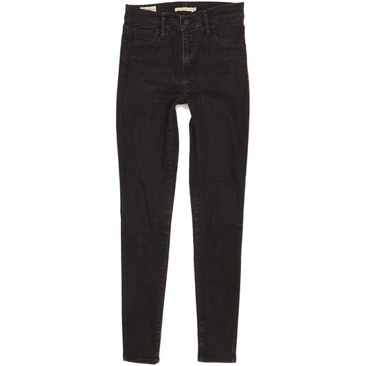Levi's 720 Women Black Skinny Slim Stretch Jeans W26 L30