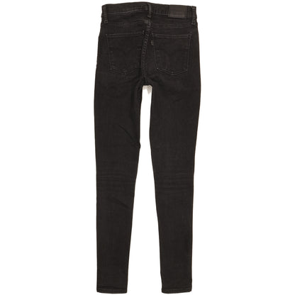 Levi's 720 Women Black Skinny Slim Stretch Jeans W26 L30