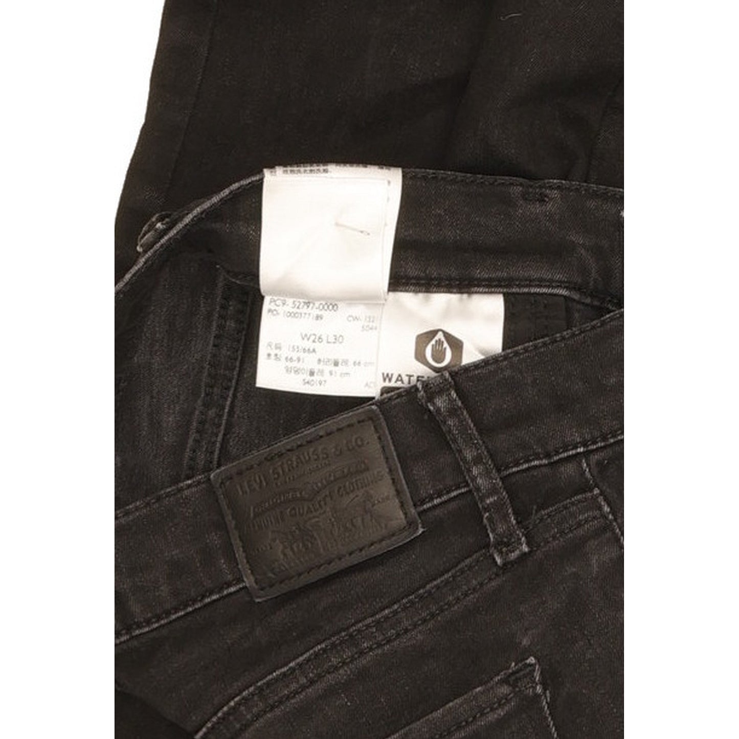 Levi's 720 Women Black Skinny Slim Stretch Jeans W26 L30