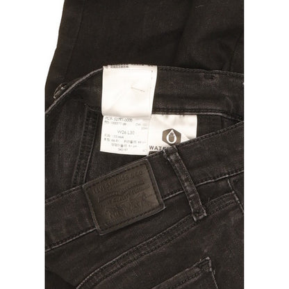 Levi's 720 Women Black Skinny Slim Stretch Jeans W26 L30