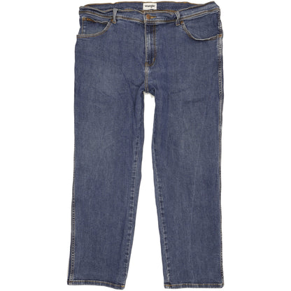 Wrangler Texas Men Blue Straight Regular Jeans W42 L29