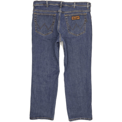 Wrangler Texas Men Blue Straight Regular Jeans W42 L29