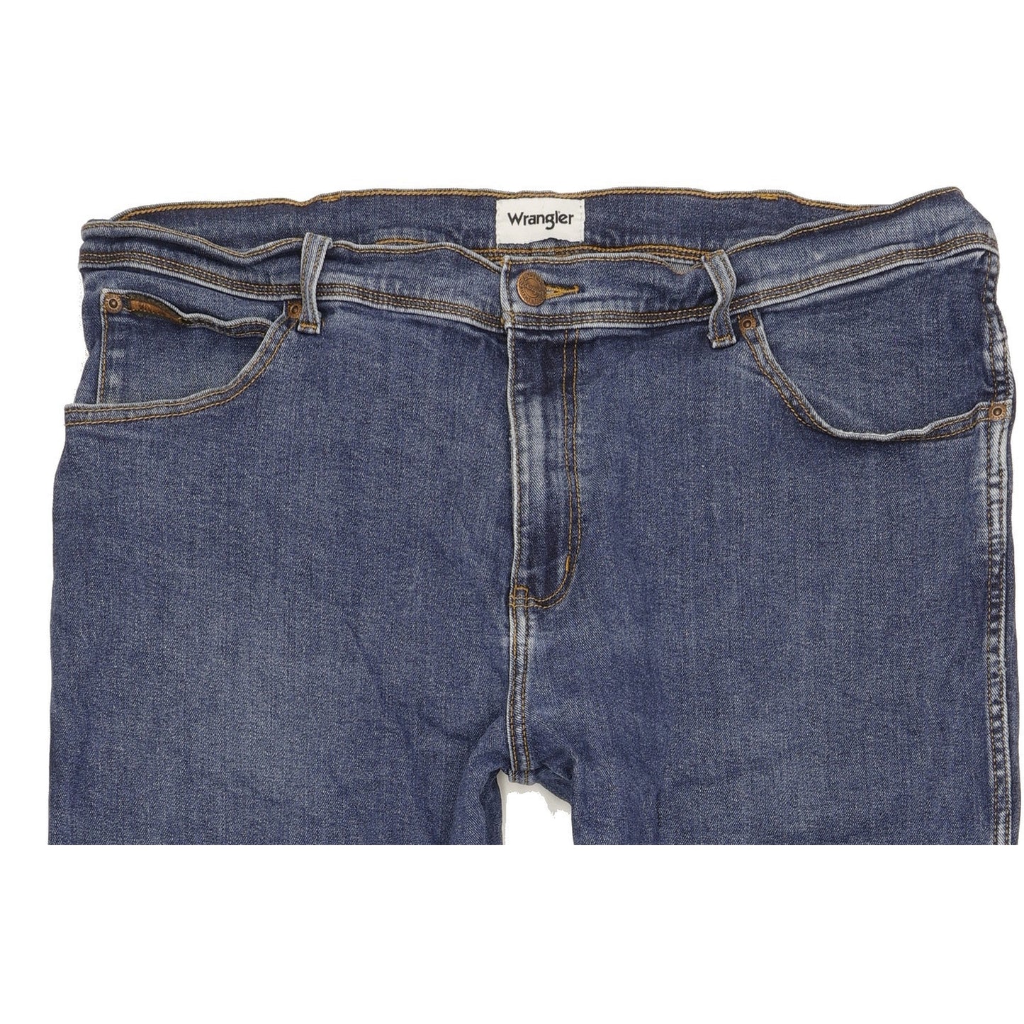 Wrangler Texas Men Blue Straight Regular Jeans W42 L29