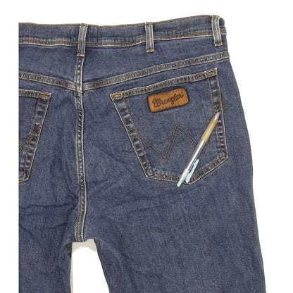 Wrangler Texas Men Blue Straight Regular Jeans W42 L29
