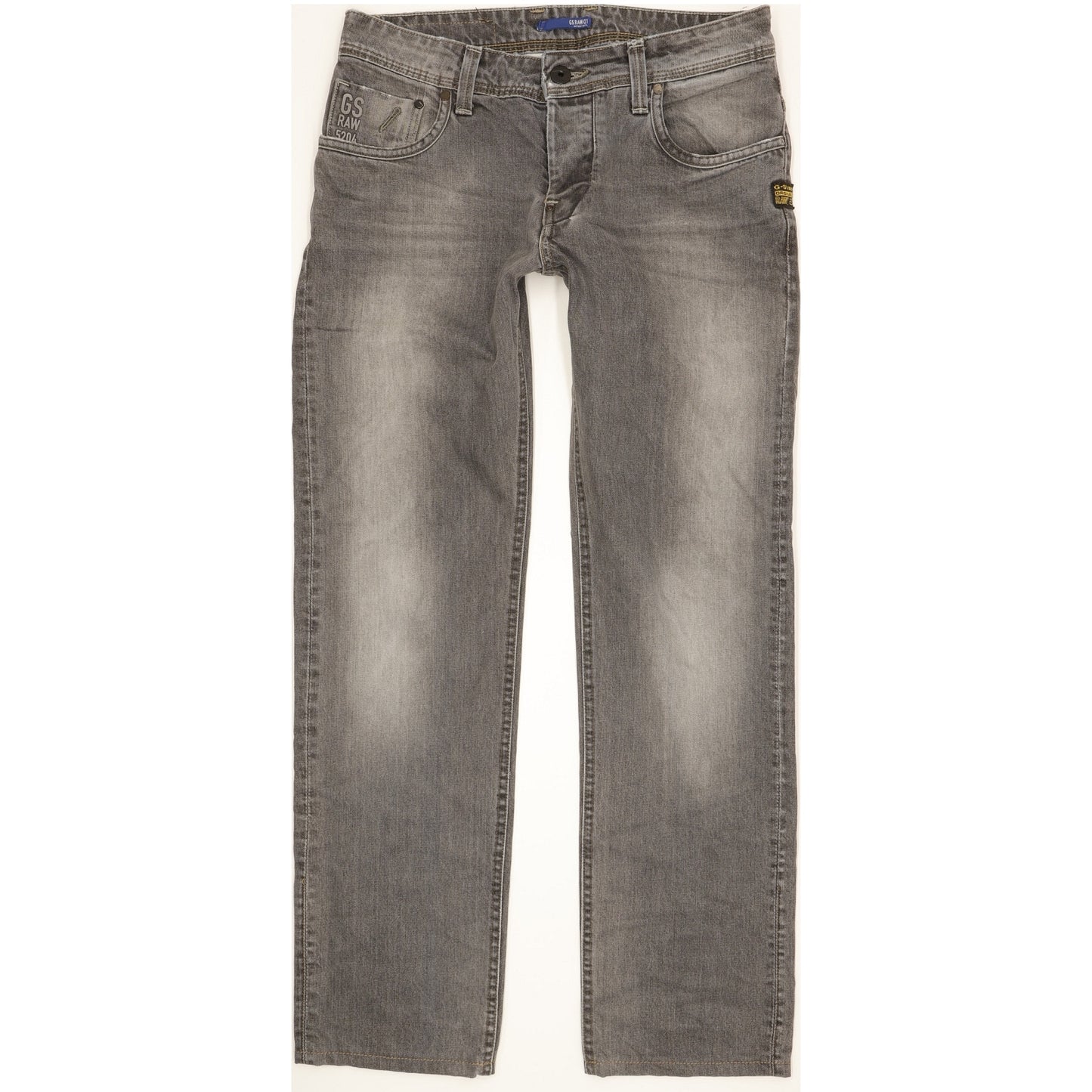 G-Star Attacc Men Grey Straight Regular Jeans W30 L30