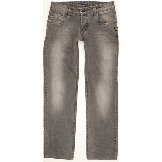 G-Star Attacc Men Grey Straight Regular Jeans W30 L30