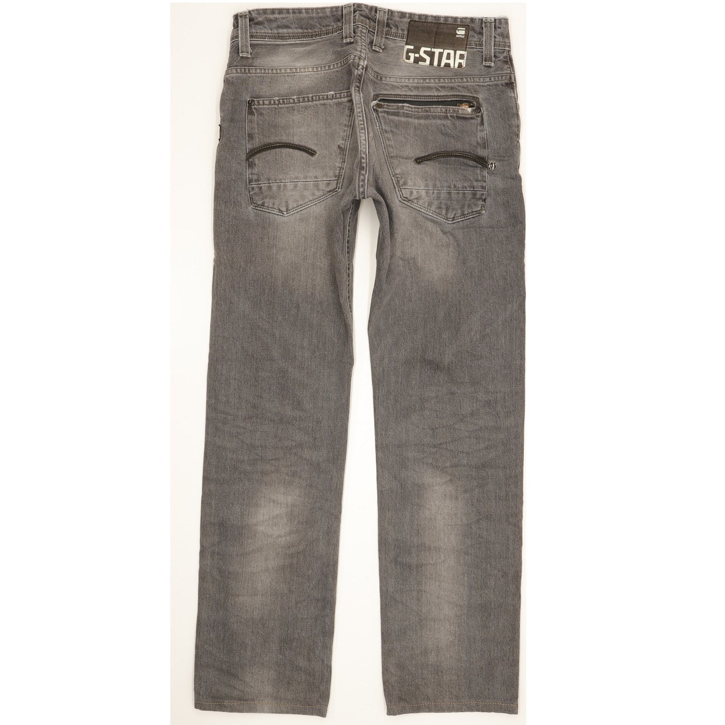 G-Star Attacc Men Grey Straight Regular Jeans W30 L30