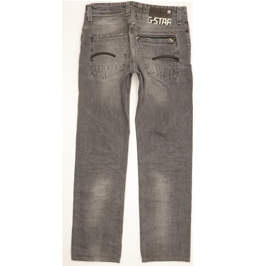 G-Star Attacc Men Grey Straight Regular Jeans W30 L30