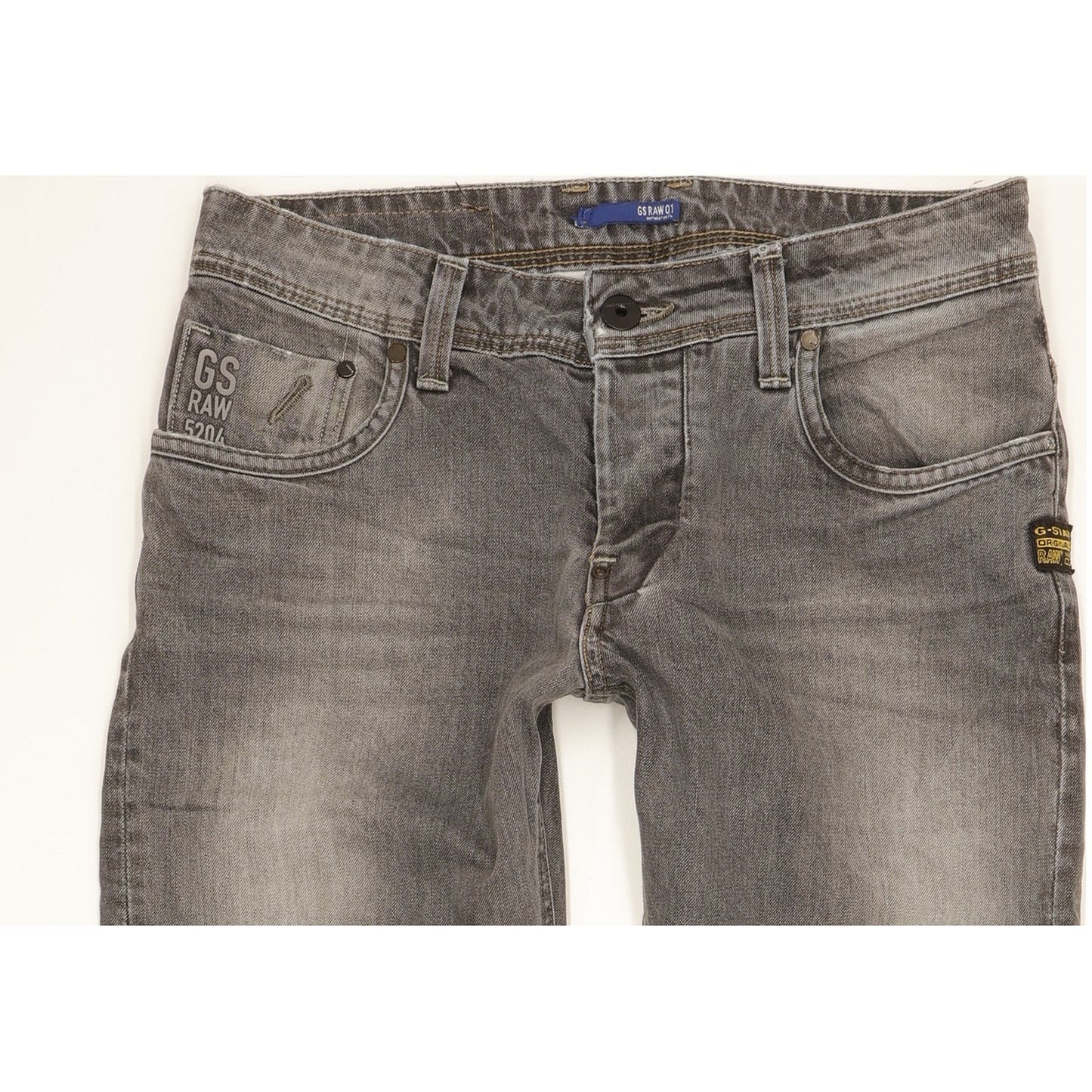 G-Star Attacc Men Grey Straight Regular Jeans W30 L30