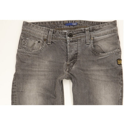 G-Star Attacc Men Grey Straight Regular Jeans W30 L30