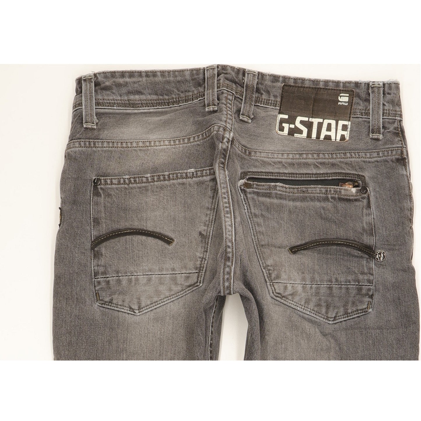 G-Star Attacc Men Grey Straight Regular Jeans W30 L30