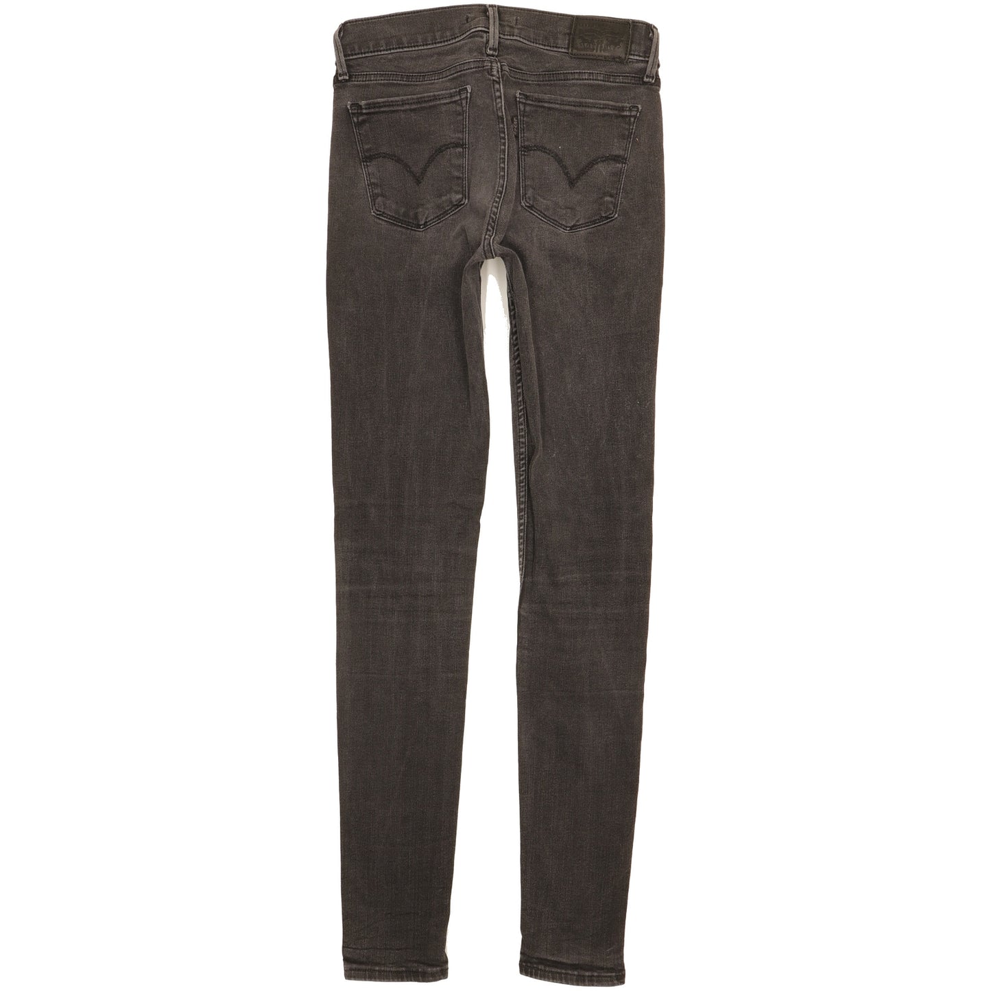 Levi's 710 Super Women Black Skinny Slim Stretch Jeans W27 L29