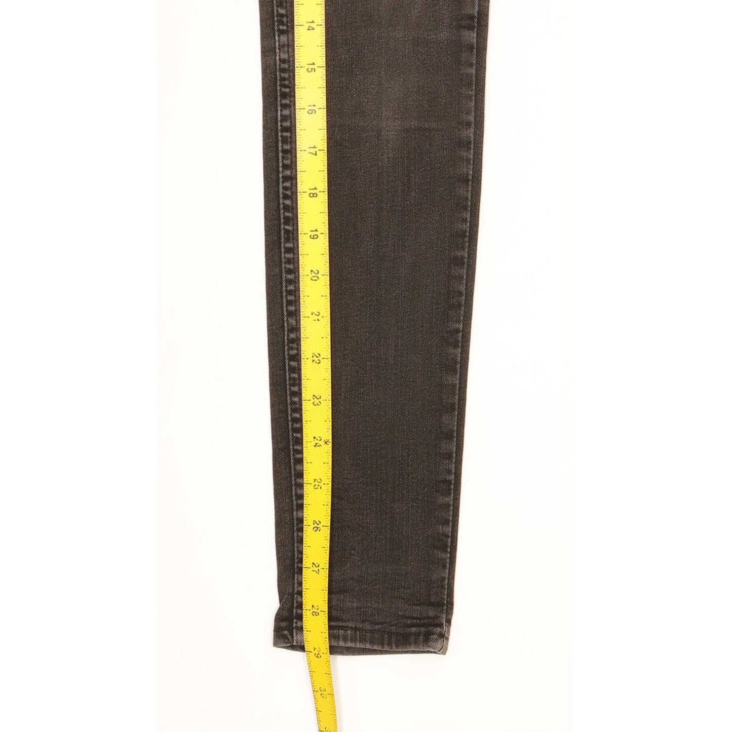 Levi's 710 Super Women Black Skinny Slim Stretch Jeans W27 L29