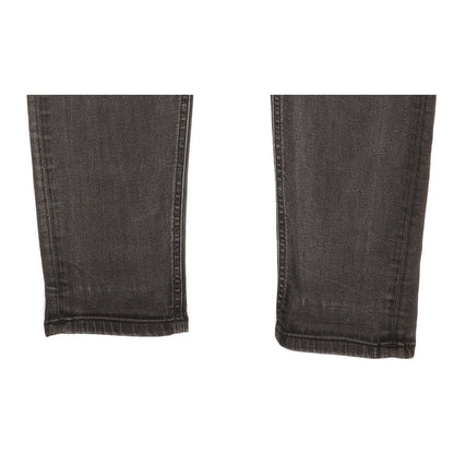 Lee Malone Men Black Skinny Slim Stretch Jeans W33 L33