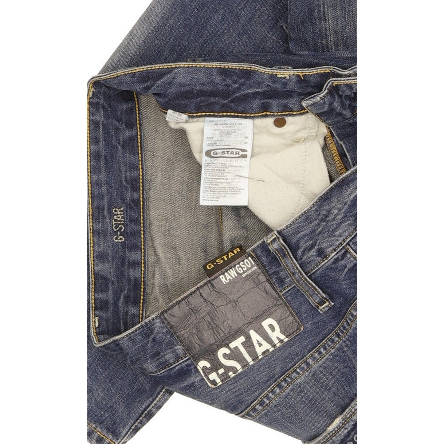 G-Star Morris Men Blue Straight Regular Jeans W30 L32
