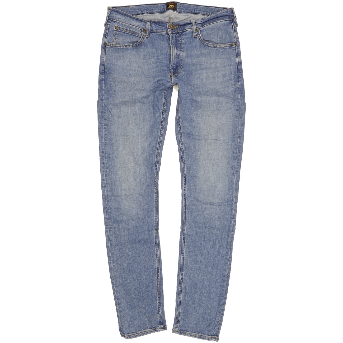 Lee Luke Men Blue Skinny Slim Stretch Jeans W32 L34
