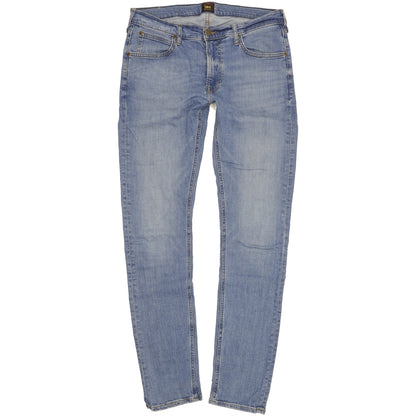 Lee Luke Men Blue Skinny Slim Stretch Jeans W32 L34