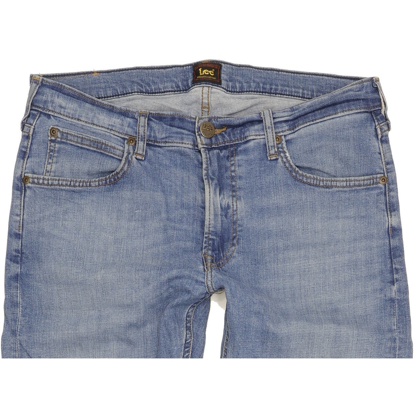 Lee Luke Men Blue Skinny Slim Stretch Jeans W32 L34