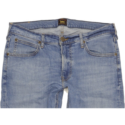 Lee Luke Men Blue Skinny Slim Stretch Jeans W32 L34