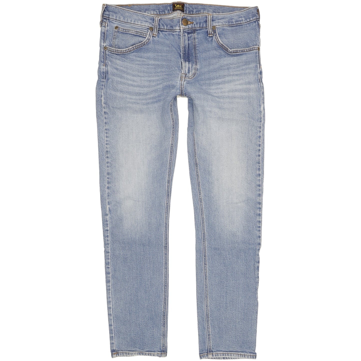 Lee Luke Men Blue Skinny Slim Stretch Jeans W34 L31