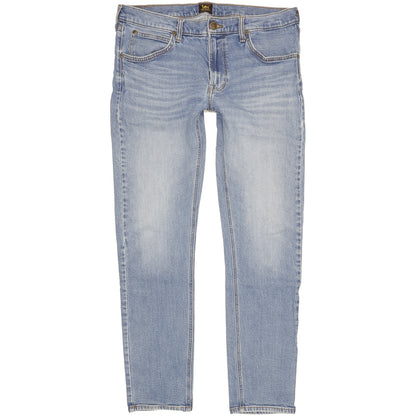 Lee Luke Men Blue Skinny Slim Stretch Jeans W34 L31