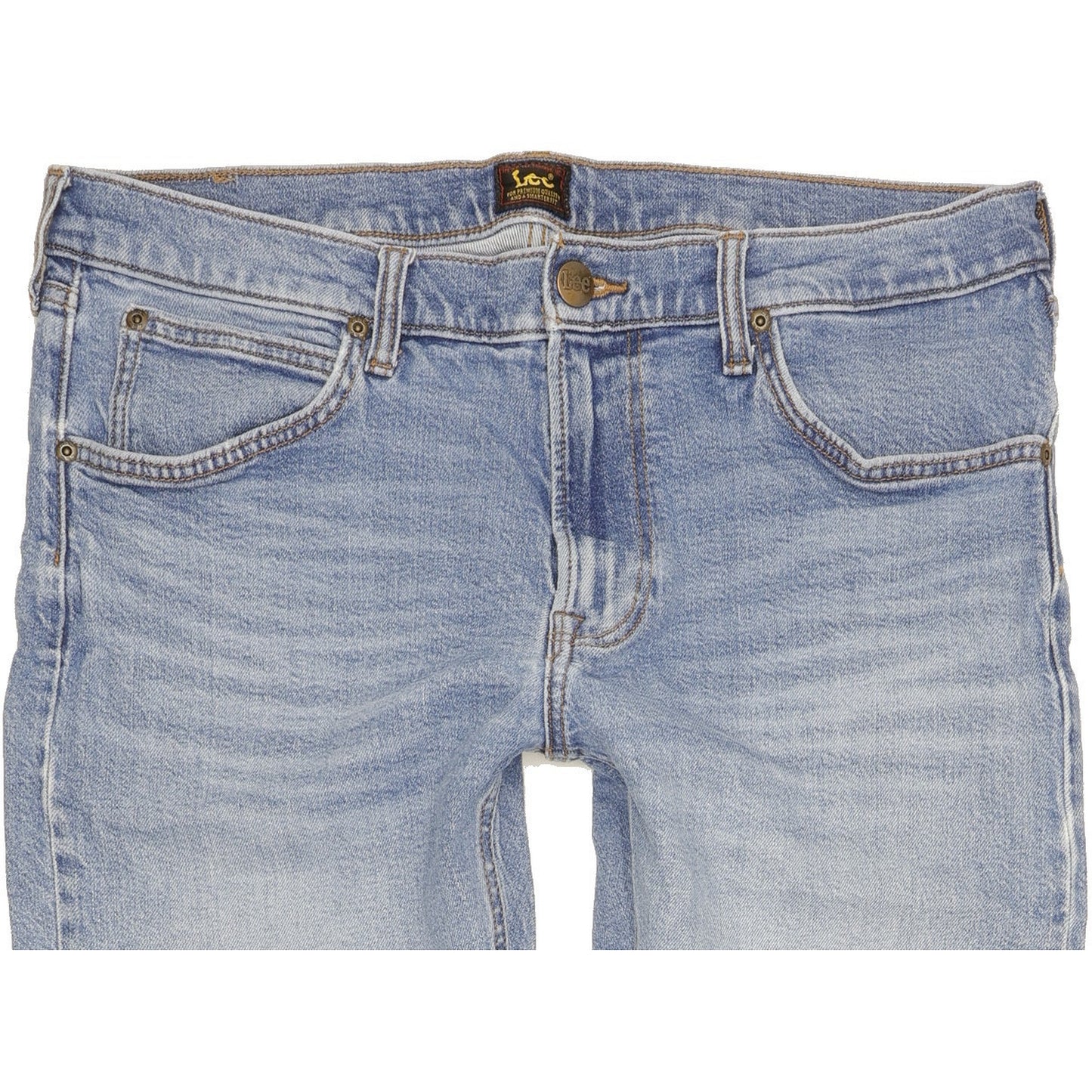 Lee Luke Men Blue Skinny Slim Stretch Jeans W34 L31