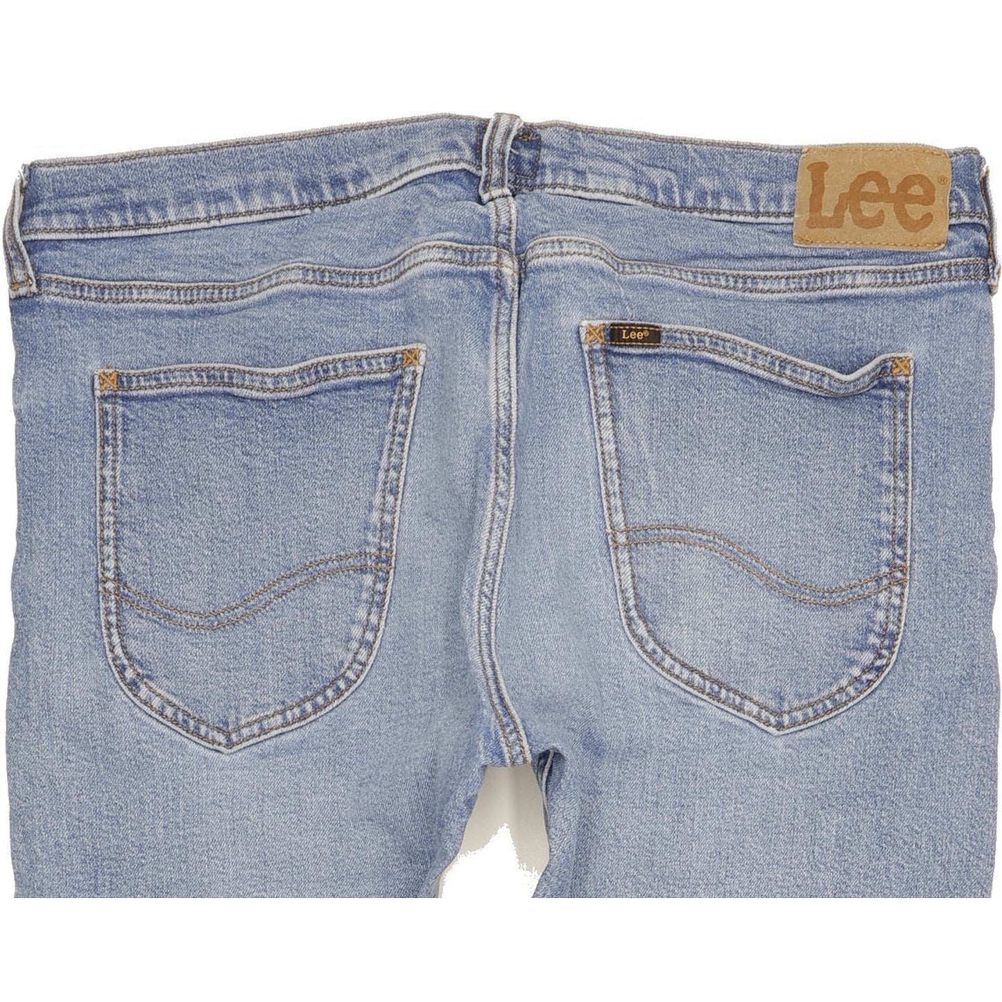 Lee Luke Men Blue Skinny Slim Stretch Jeans W34 L31
