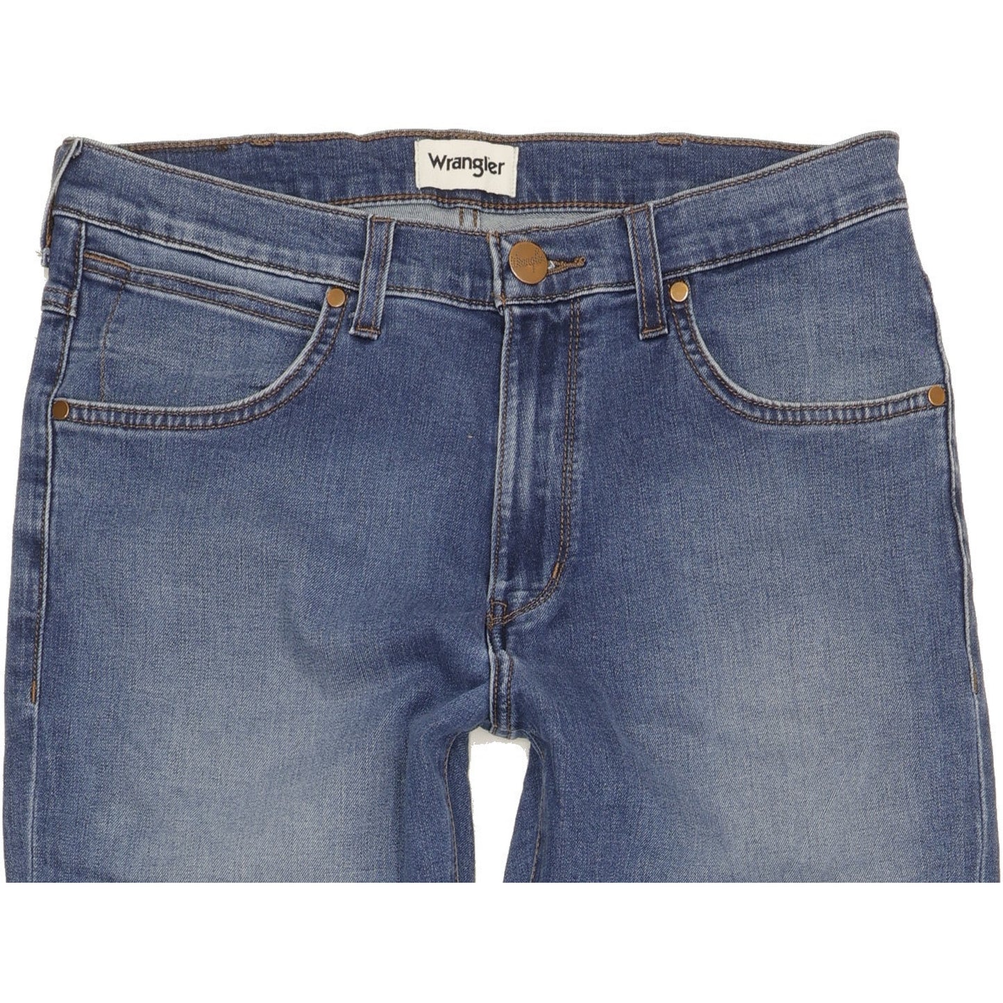 Wrangler Arizona Men Blue Straight Regular Jeans W33 L33