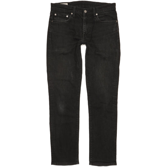 Levi's 511 Men Black Straight Slim Stretch Jeans W33 L31
