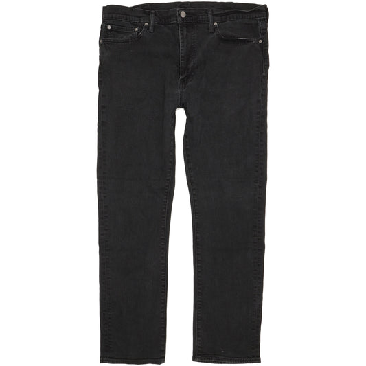 Levi's 513 Men Black Straight Slim Stretch Jeans W38 L31